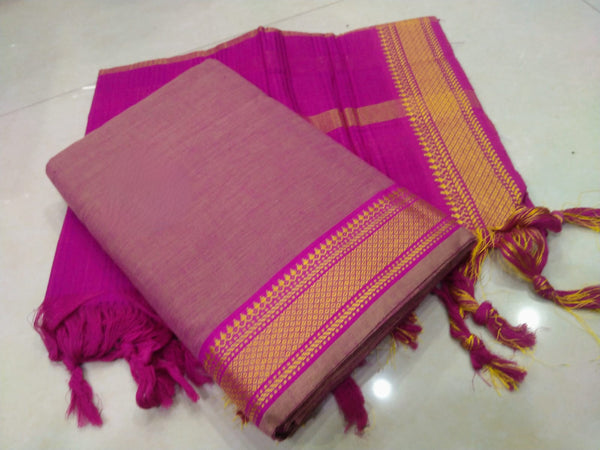 South Cotton Mangalgiri Salwar Suit with Nizam Border |Color |
