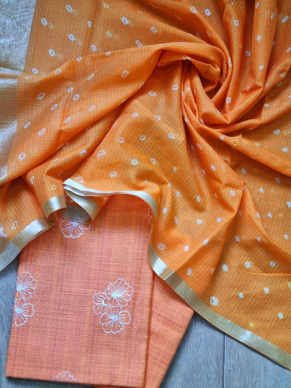 Banarasi Chanderi Cotton Salwar Suit