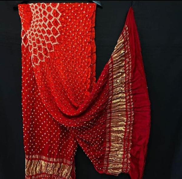 Designer Modal Silk Bandhani Dupatta