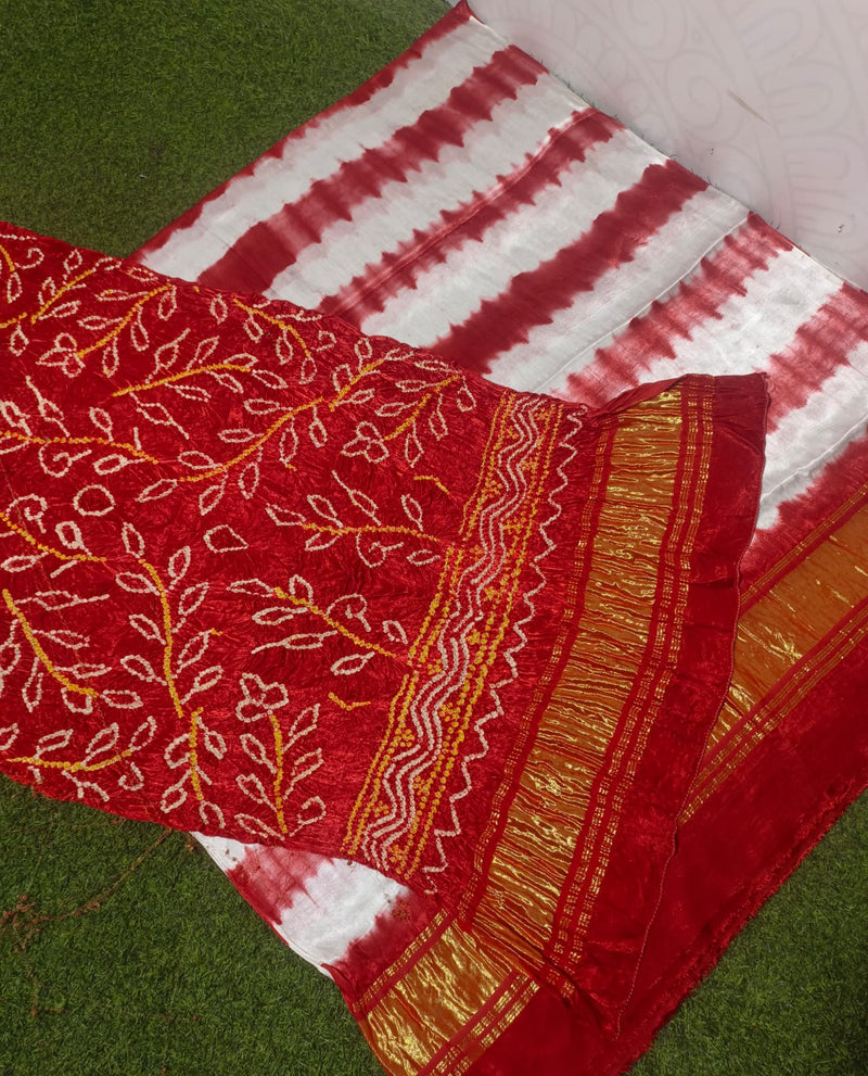 Pure Modal Silk 2 pc Bandhej Salwar Suit