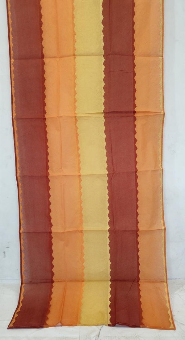Applique Work Pure Cotton Dupatta - Leheriya
