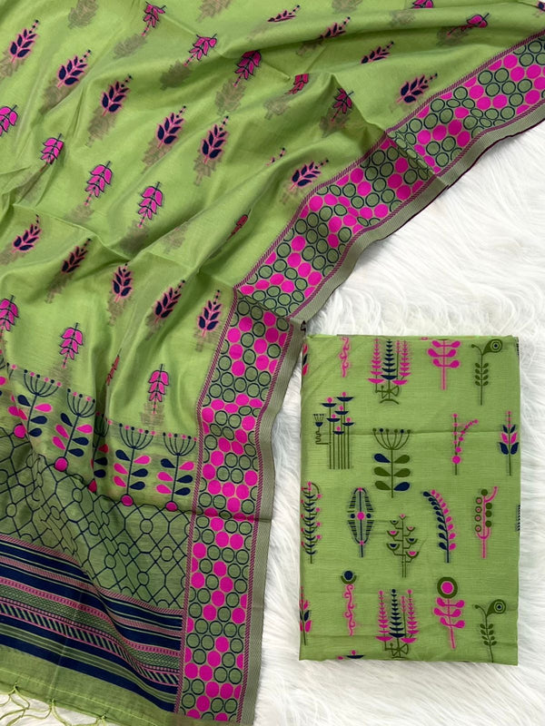 Banarasi Jamdani 3pc Salwar Suit