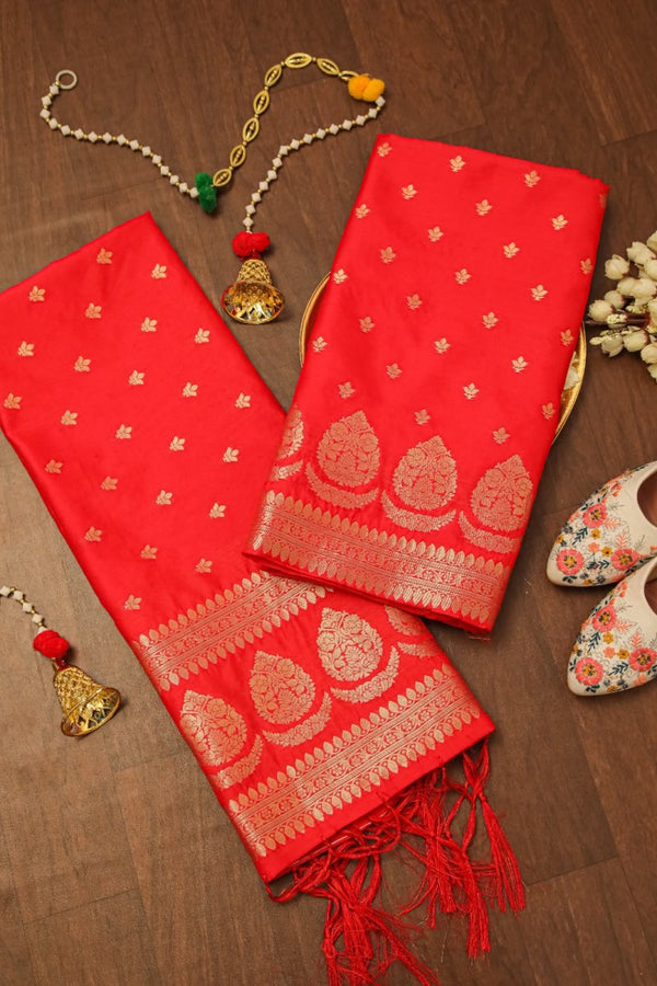 Banarasi 2 pc Paithani Salwar Suit - Leheriya