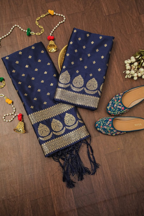 Banarasi 2 pc Paithani Salwar Suit - Leheriya