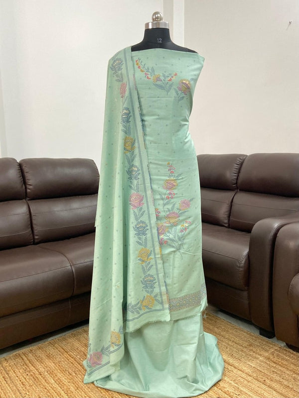Banarasi 3 pc Salwar Suit - Leheriya