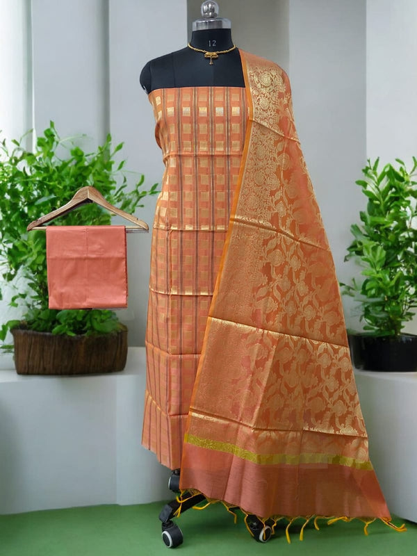Banarasi 3 pc Salwar Suit - Leheriya