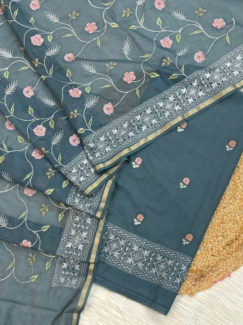 Banarasi 3 pc Salwar Suit - Leheriya