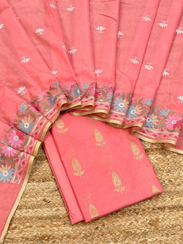 Banarasi 3 pc Salwar Suit - Leheriya