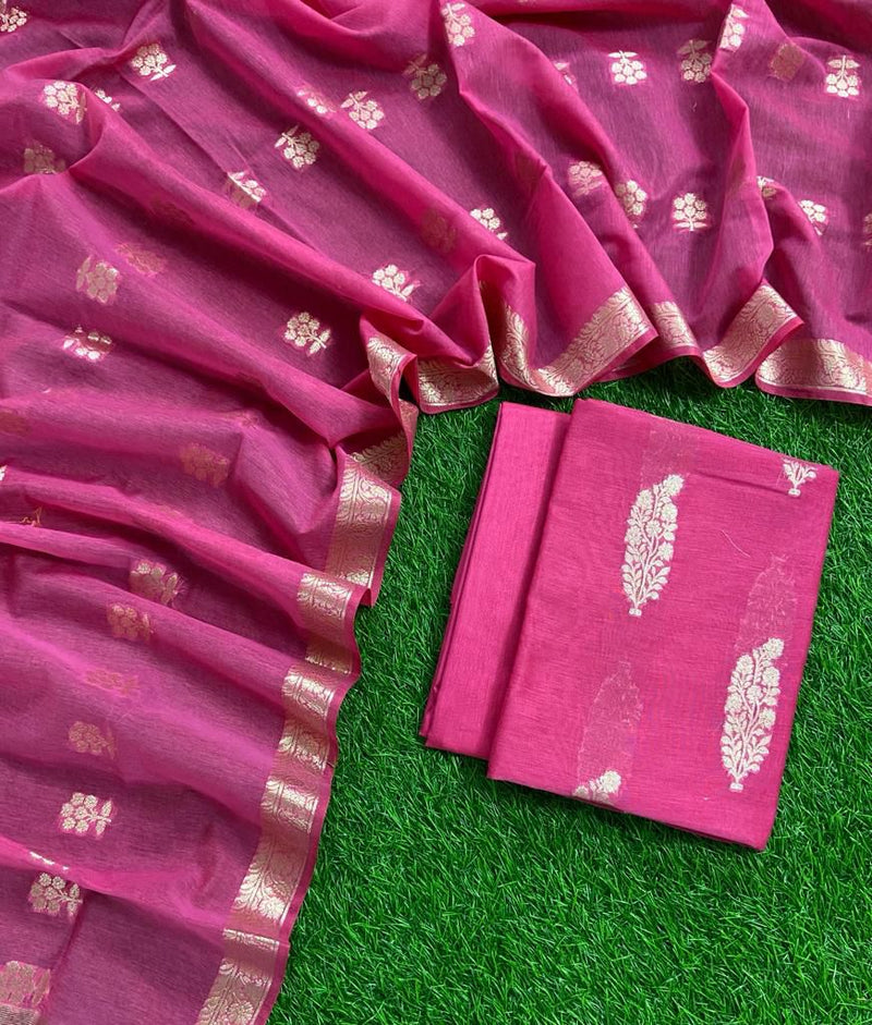 Banarasi 3 pc Salwar Suit - Leheriya