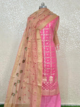 Banarasi 3 pc Salwar Suit - Leheriya