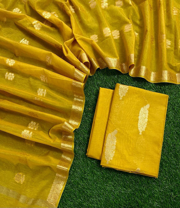 Banarasi 3 pc Salwar Suit - Leheriya