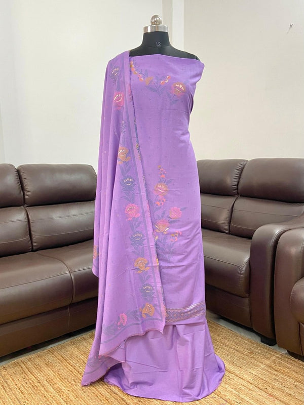 Banarasi 3 pc Salwar Suit - Leheriya