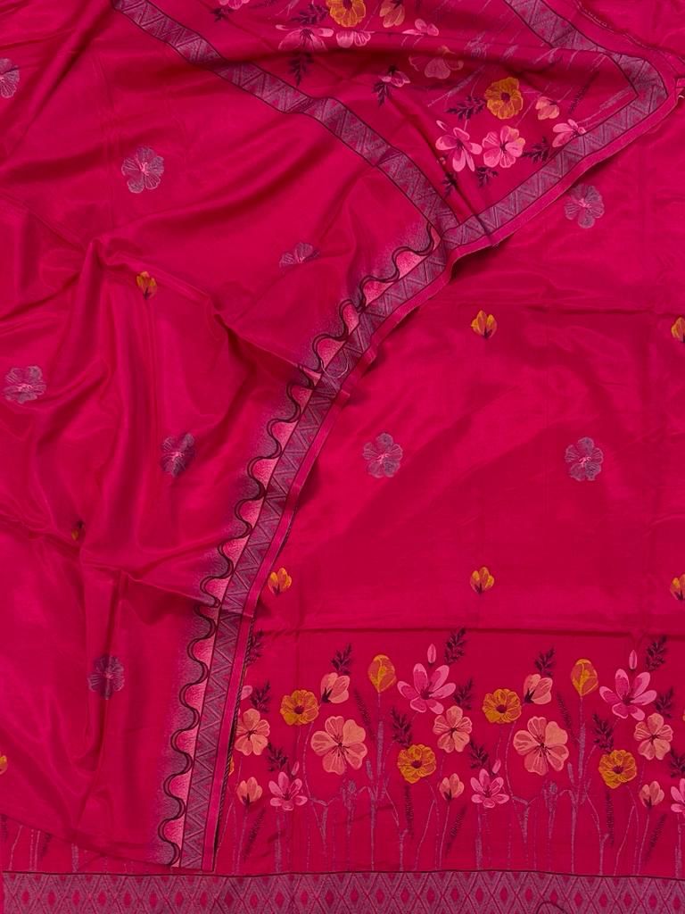 Banarasi Cotton Silk Salwar Suit - Leheriya