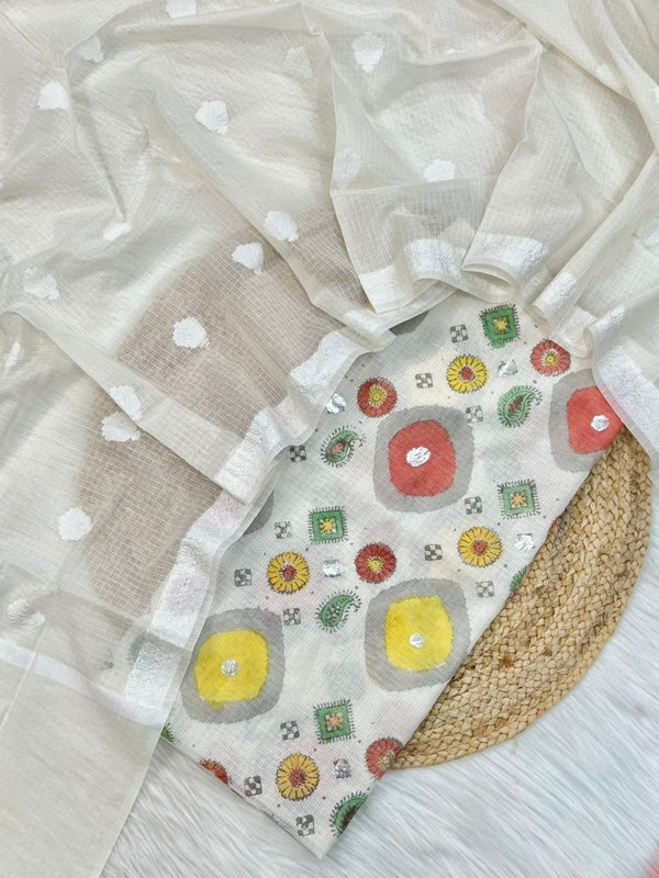 Banarasi Kota Checks Salwar Suit - Leheriya
