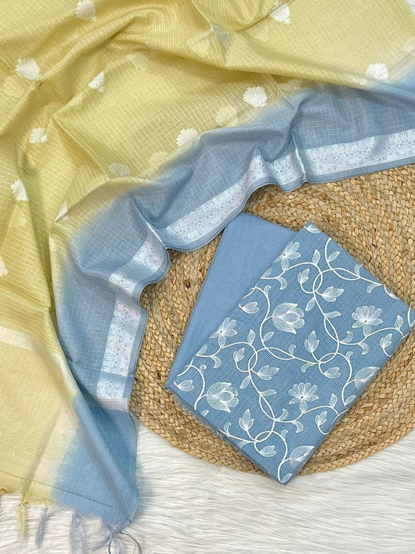Banarasi Kota Checks Salwar Suit - Leheriya