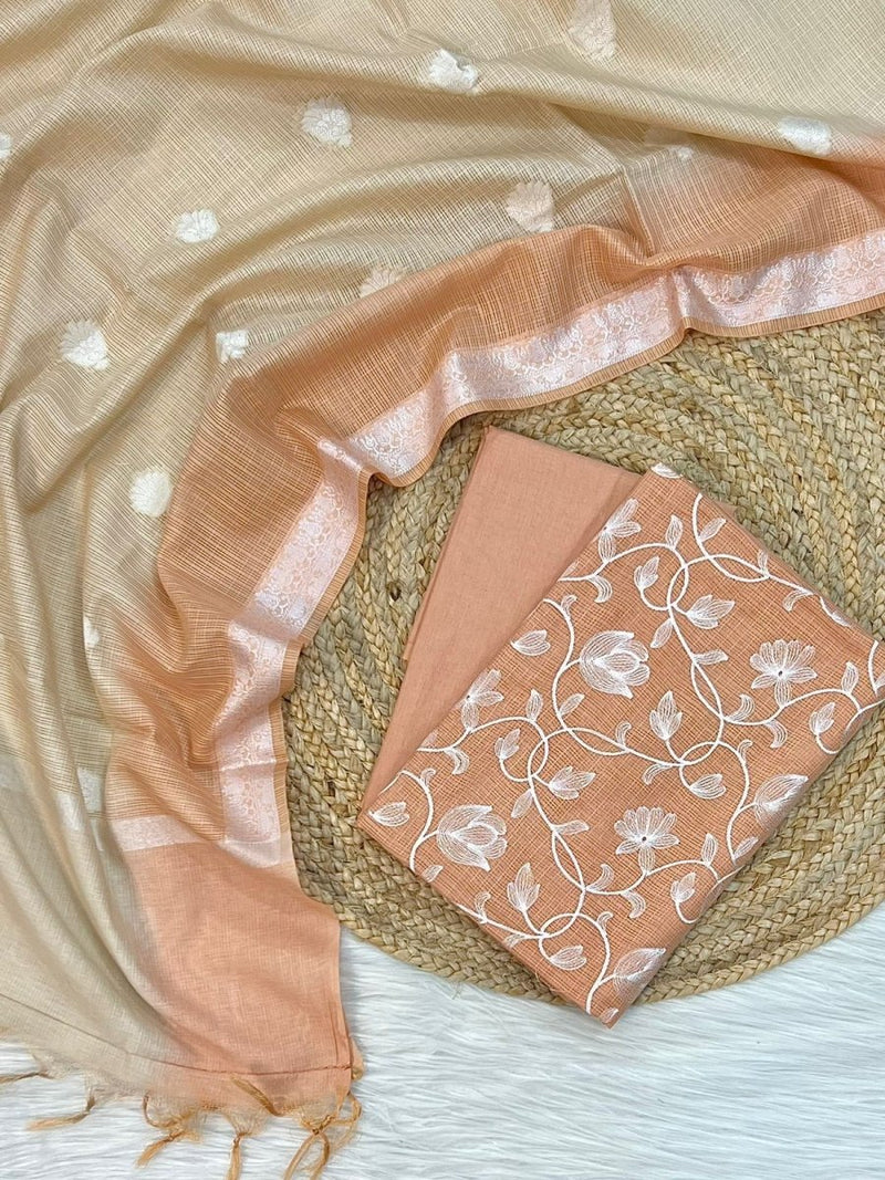 Banarasi Kota Checks Salwar Suit - Leheriya
