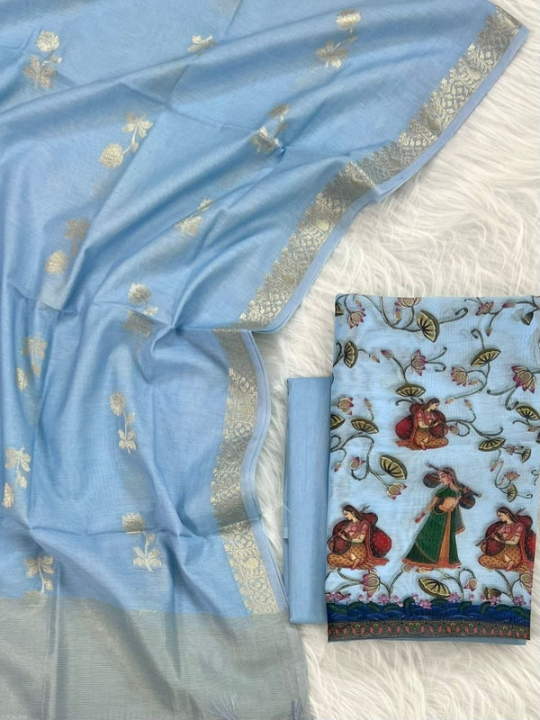 Banarasi Pichwai Salwar Suit - Leheriya