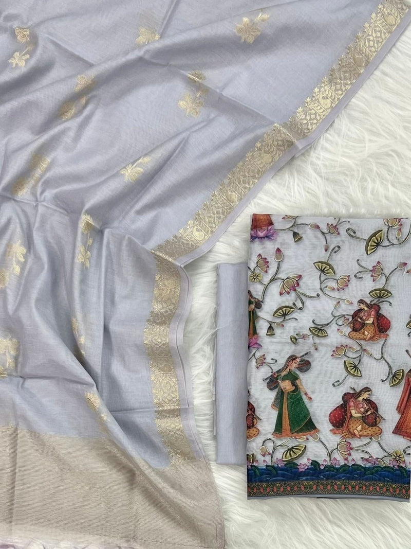 Banarasi Pichwai Salwar Suit - Leheriya