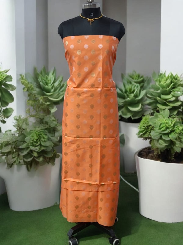 Banarasi Silk Premium Quality Salwar Suit with Patola Woven Dupatta - Leheriya