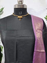 Banarasi Spun Silk Unstitched Salwar Suit - Leheriya