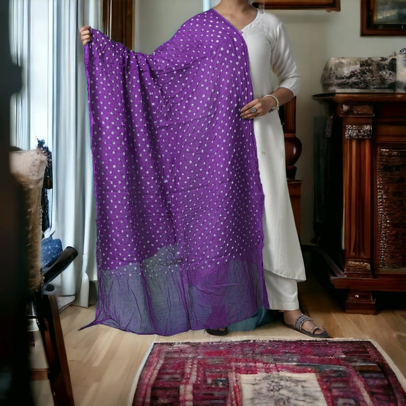 Designer Bandhani Dupatta - Leheriya
