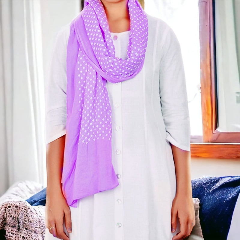 Designer Bandhani Dupatta - Leheriya