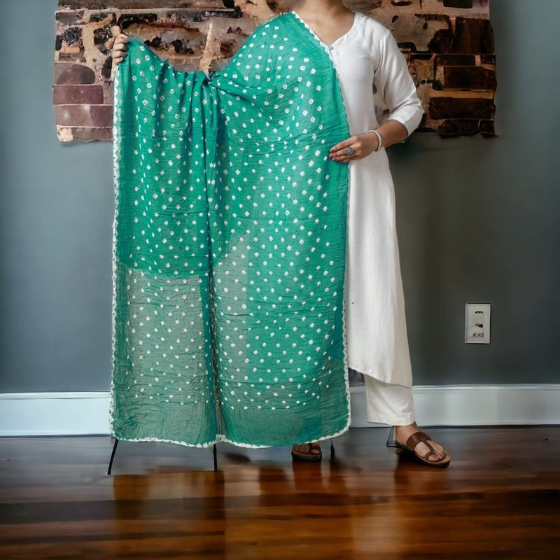 Designer Bandhani Dupatta - Leheriya