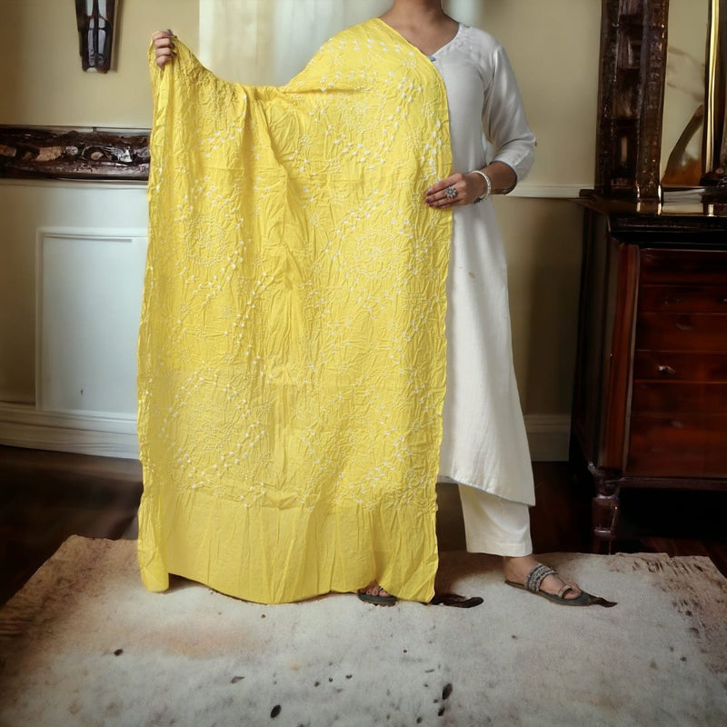 Designer Bandhani Dupatta - Leheriya
