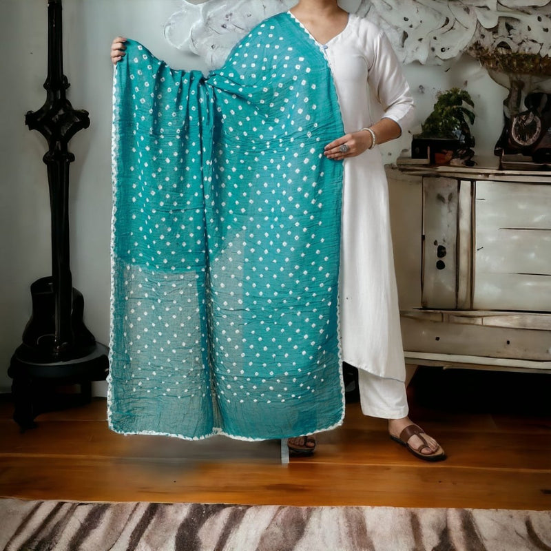 Designer Bandhani Dupatta - Leheriya