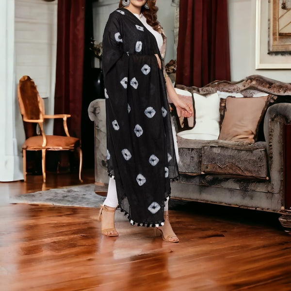 Designer Pabar Bandhani Dupatta - Leheriya