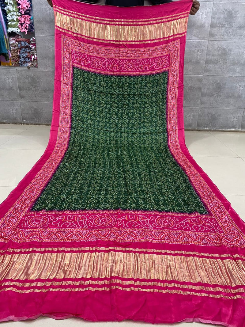 Pure Modal Silk Patola Digital Print Dupatta with Lagdi Patta