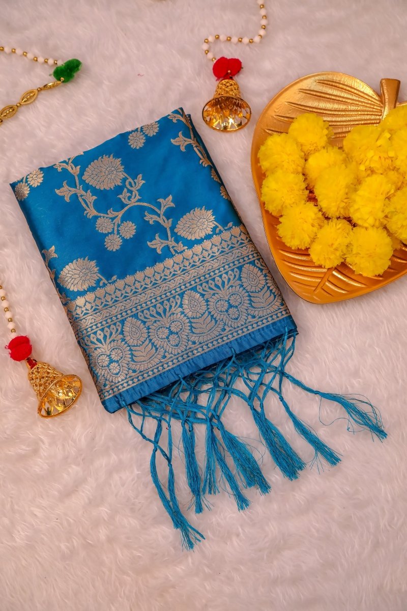Elegant Paithani Silk Dupatta - Leheriya