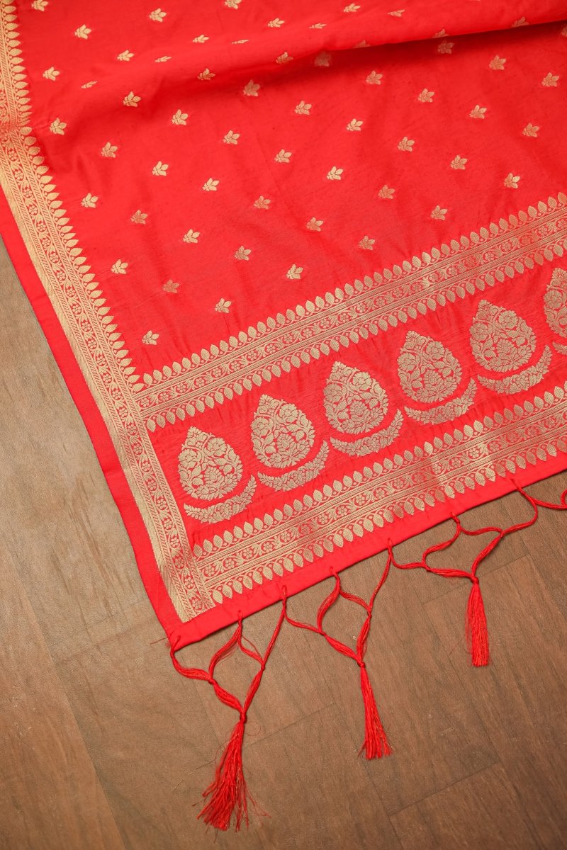 Elegant Paithani Silk Dupatta - Leheriya