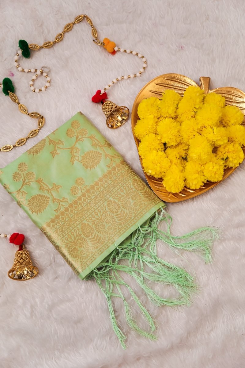 Elegant Paithani Silk Dupatta - Leheriya