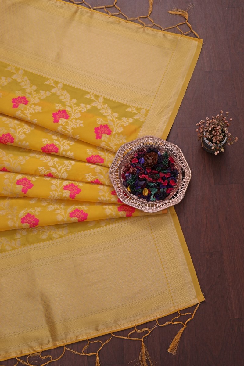Elegant Paithani Silk Dupatta - Leheriya