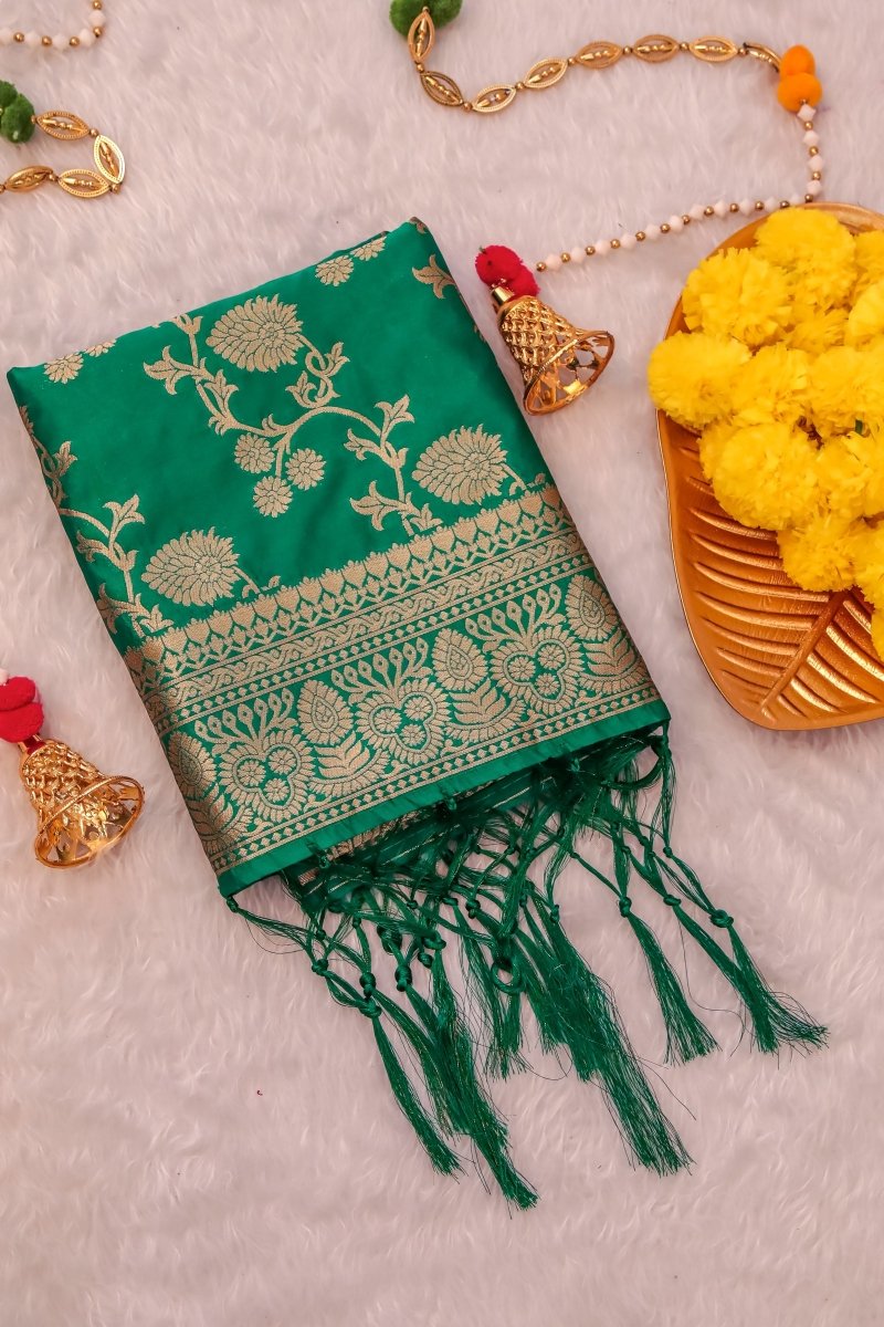 Elegant Paithani Silk Dupatta - Leheriya