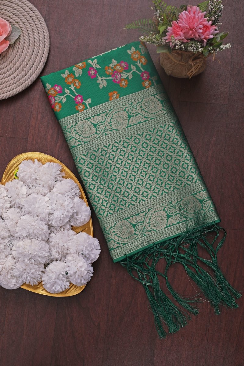 Elegant Paithani Silk Dupatta - Leheriya