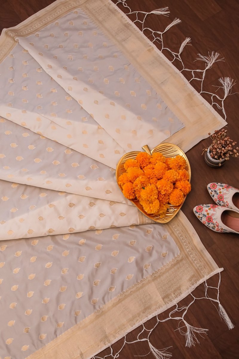 Elegant Paithani Silk Dupatta - Leheriya