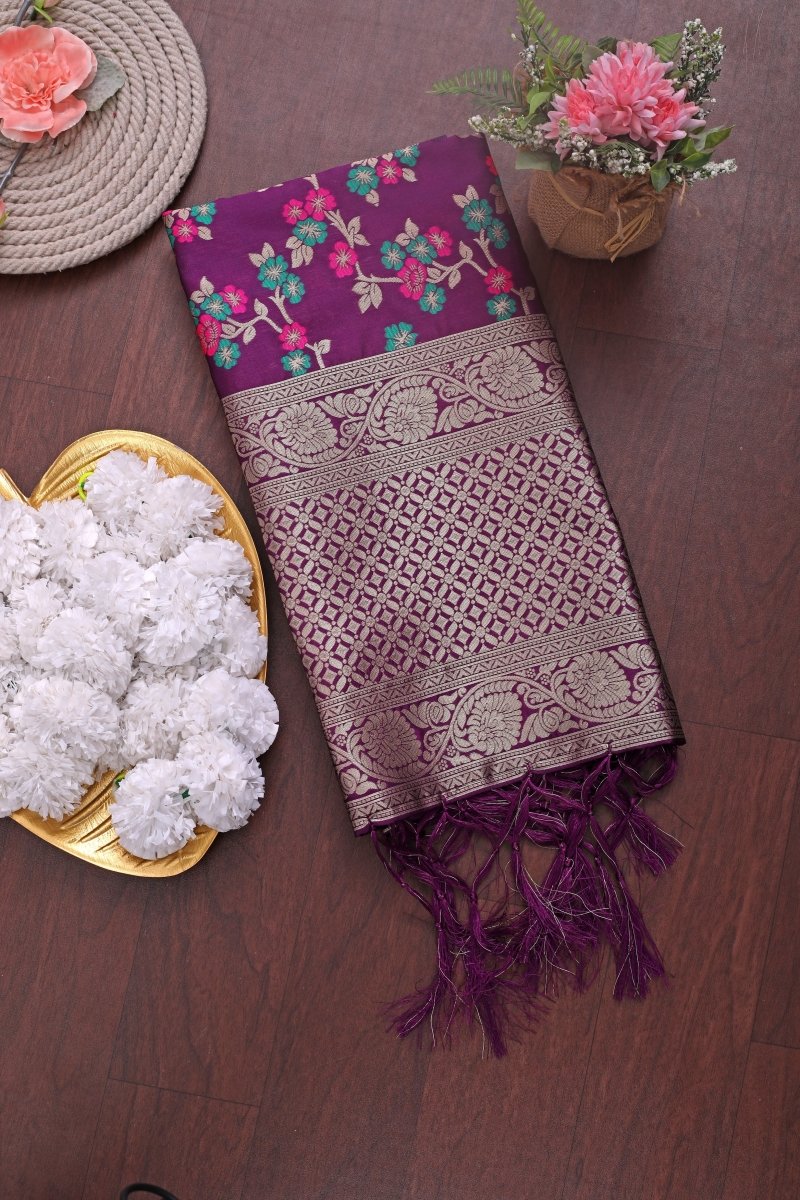 Elegant Paithani Silk Dupatta - Leheriya