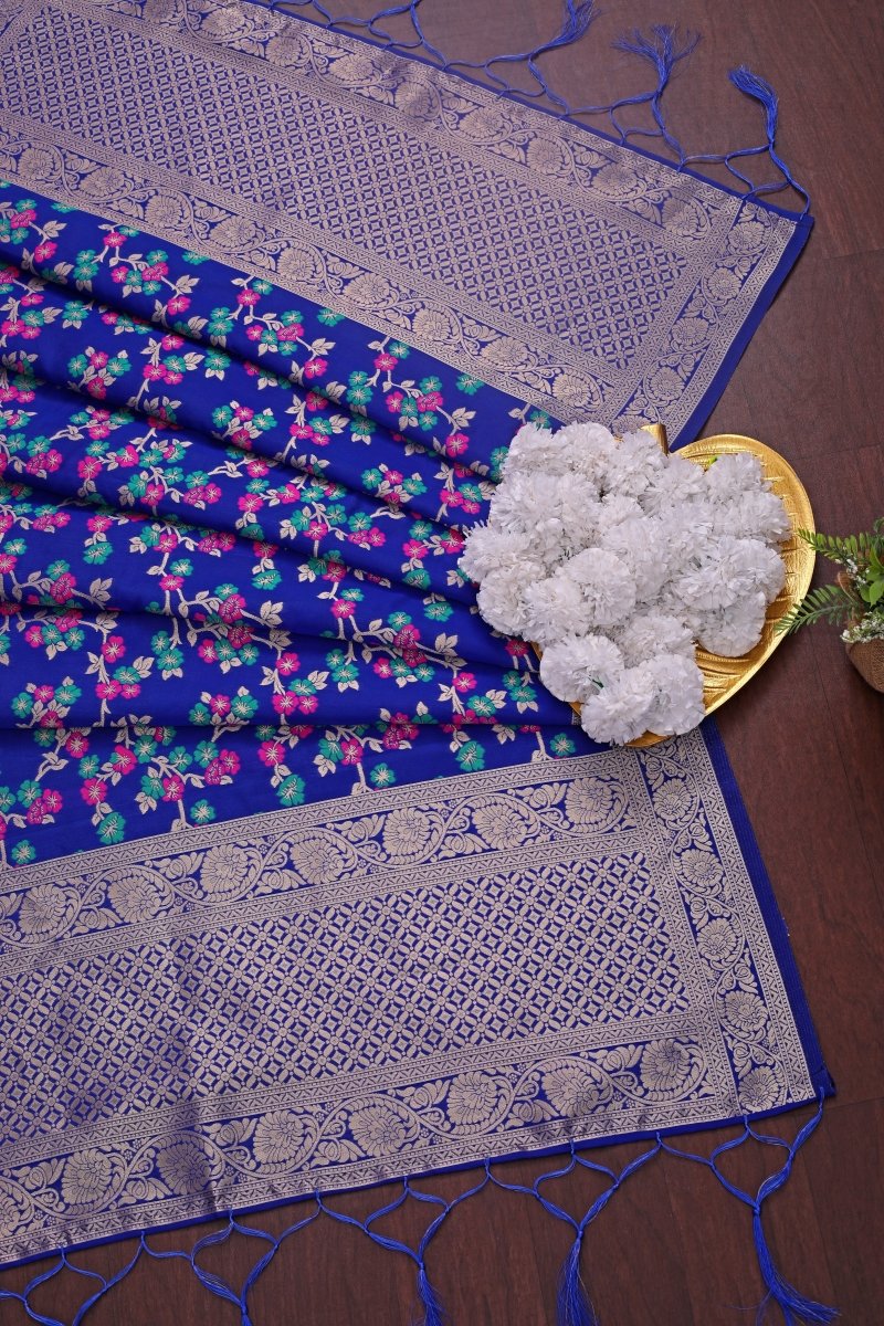 Elegant Paithani Silk Dupatta - Leheriya