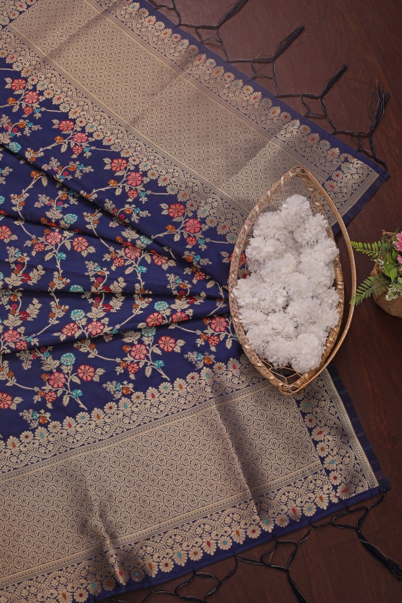 Elegant Paithani Silk Dupatta - Leheriya