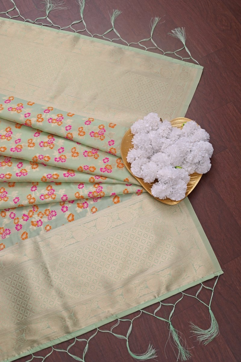 Elegant Paithani Silk Dupatta - Leheriya