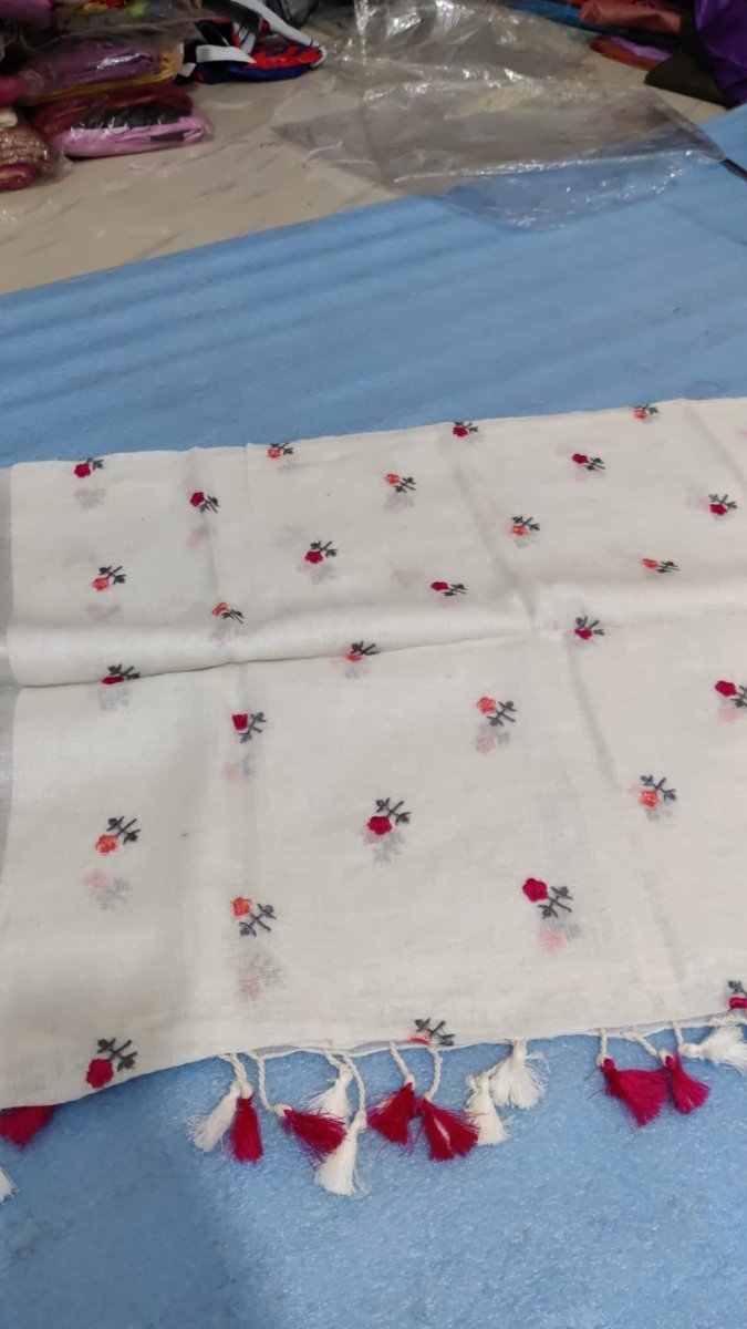Embroidery Work Dupatta - Leheriya