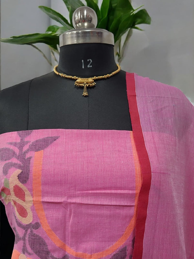 Handloom Jamdani 2 pc Cotton Salwar Suit - Leheriya