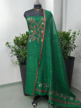 Handloom Jamdani 2 pc Cotton Salwar Suit - Leheriya