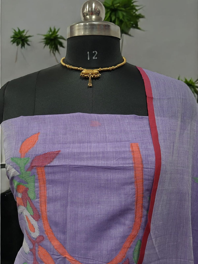 Handloom Jamdani 2 pc Cotton Salwar Suit - Leheriya
