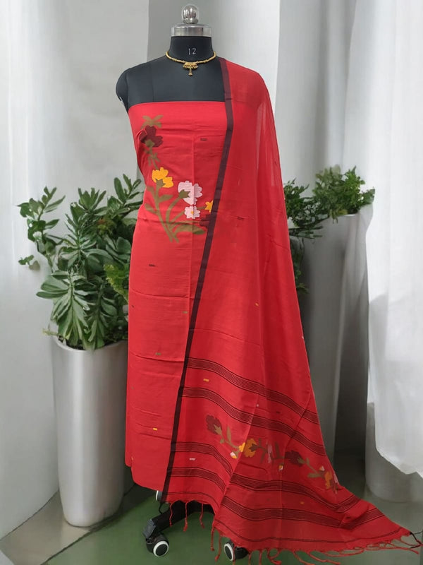 Handloom Jamdani 2 pc Cotton Salwar Suit - Leheriya
