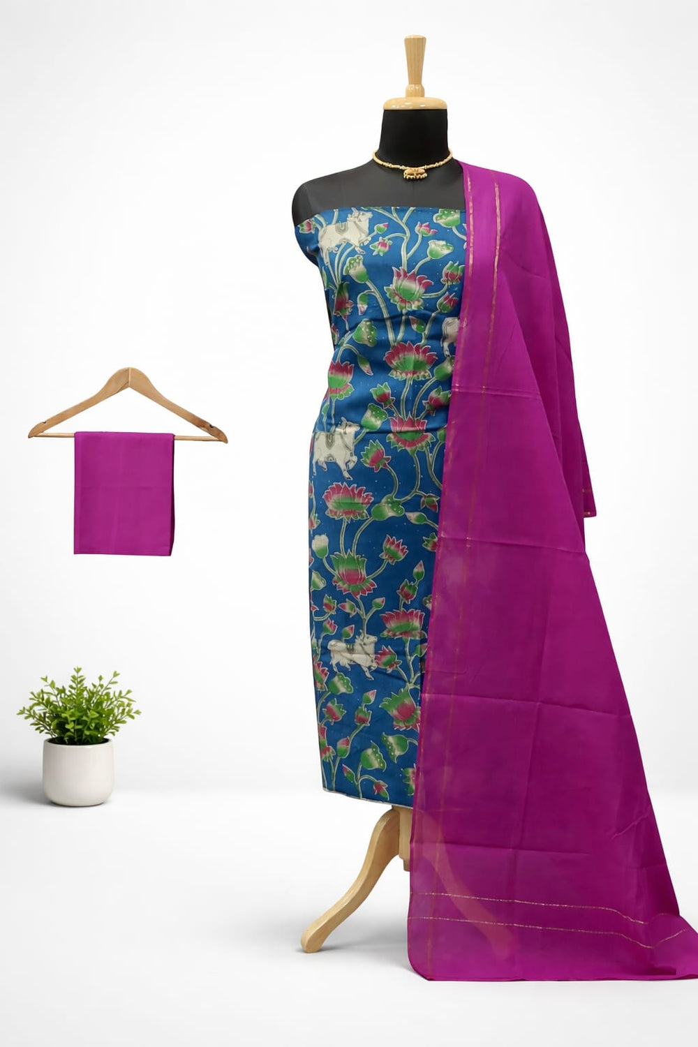 Buy South Cotton Dress Materials | Mangalagiri, Kalamkari, Ikat Leheriya Buy South Cotton Dress Materials | Mangalagiri, Kalamkari, Ikat Leheriya