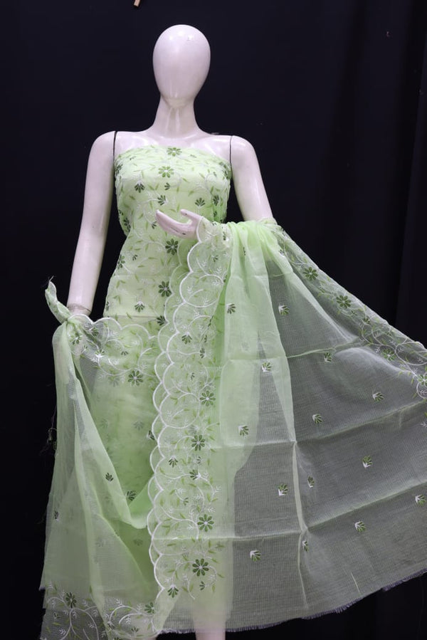 Kota Cotton 2pc Embroidery Salwar Suit - Leheriya