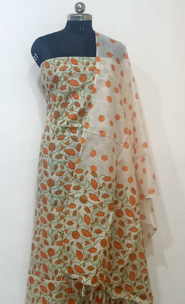 Kota Doria Cotton Salwar Suits - Leheriya